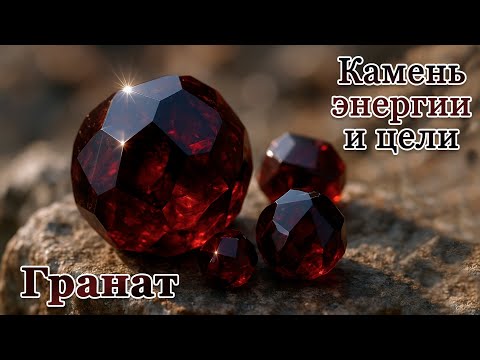 Видео: Гранат - камень энергии и цели