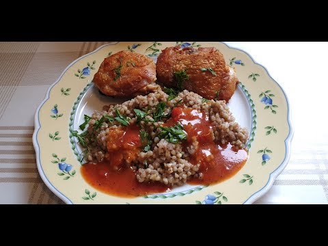 Видео: Быстрый обед Гречка Соус Курочка