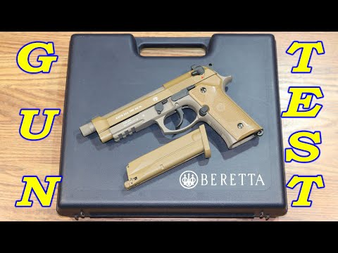 Видео: GunTest - пневматического пистолета UMAREX Beretta M9A3 - 5.8350