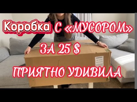 Видео: КОРОБКА С «МУСОРОМ» ЗА 25 $ ПРИЯТНО УДИВИЛА// ЭТА ЧАСТЬ РАСПАКОВКИ  ВЫШЛА НА 835 $