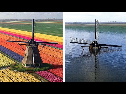 Видео: Нидерланды должны были бы находиться под водой, вот почему это все еще не так