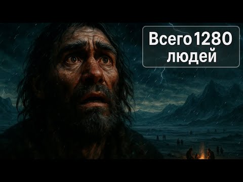 Видео: Когда на земле осталось всего 1280 первобытных людей