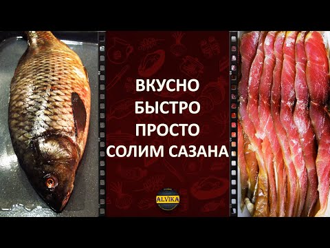 Видео: Как быстро и просто посолить сазана