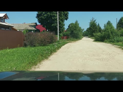 Видео: Обзор самой деревни. Вид большой русской деревни.
