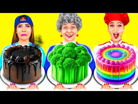 Видео: Кулинарный Челлендж: Я против Бабушки | Потрясающие Рецепты с Едой от TeenChallenge