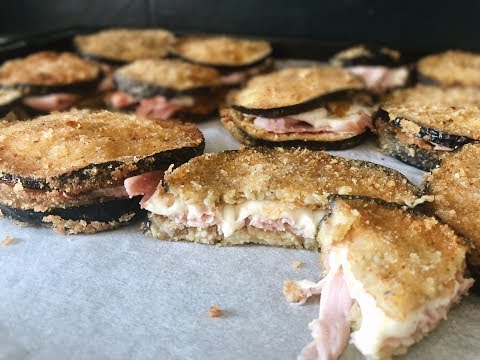 Видео: БАКЛАЖАНЫ В КЛЯРЕ С НАЧИНКОЙ ИЗ ВЕТЧИНЫ И МОЦАРЕЛЛЫ