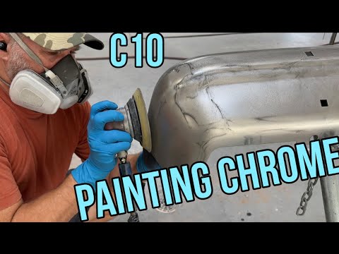 Видео: Проект C10: покраска хромированного заднего бампера