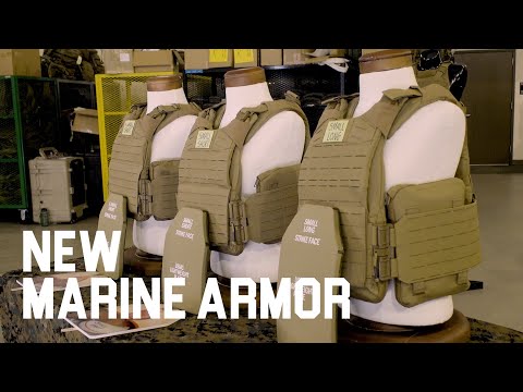 Видео: Морские пехотинцы демонстрируют бронежилеты с более легкими жилетами, пластинами и увеличенными р...