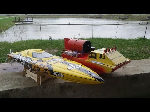 Видео: Открываем лодочный сезон ... TFL Hobby Pursuit Racing Boat и АЭРОСАНИ