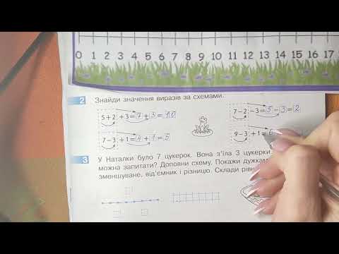 Видео: Досліджуємо таблиця додавання і віднімання числа 3