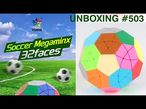 Видео: Unboxing №503 Соккер Мегаминкс | YuXin Soccer Megaminx