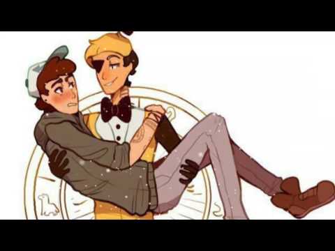 Видео: Bill x Dipper/Билл и Диппер(Яой💜)