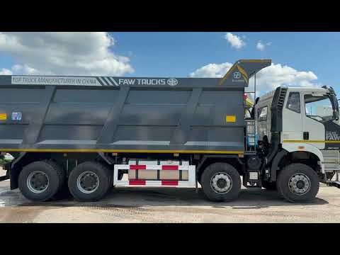 Видео: Грузовой самосвал FAW 8X4 DUMP TRUCK || Продажа коммерческого транспорта || КомТоргТранс