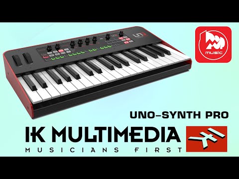 Видео: Аналоговый синтезатор IK MULTIMEDIA UNO SYNTH PRO