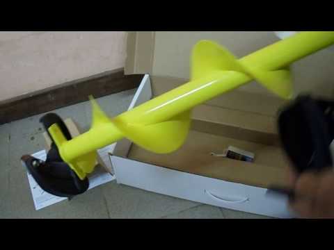 Видео: Ледобур  ICEBERG MINI 130R v2.0 (правое вращение) от фирмы ТОНАР