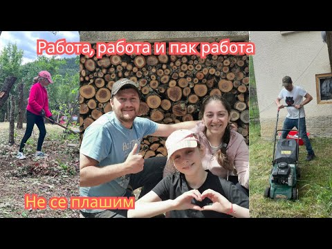 Видео: ЖИВОТ НА СЕЛО :  Цялостно почистване на двора + дървена стена