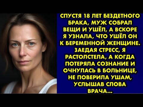 Видео: Спустя 18 лет бездетного брака, муж собрал вещи и ушёл, а вскоре я узнала, что ушёл он к беременной