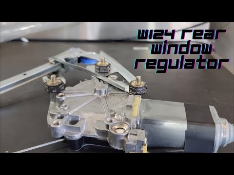 Видео: Замена заднего стеклоподъемника W124 400E