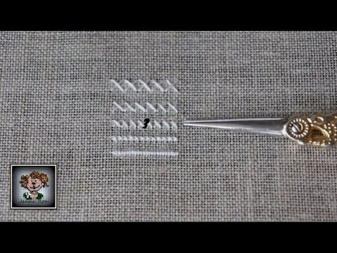 Видео: Вышиваем крестики на ЛЬНЕ// Вышивка крестиком ДЛЯ НАЧИНАЮЩИХ