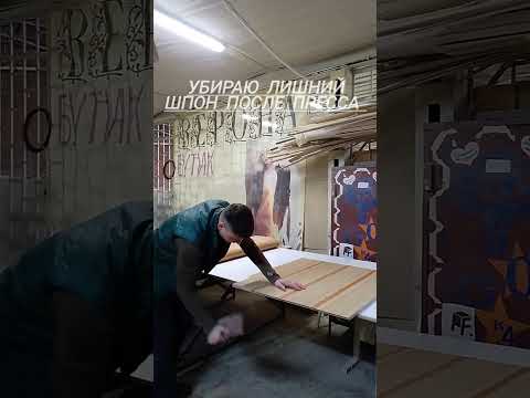 Видео: шкаф шпон гресард,  3д дуб, ручная работа