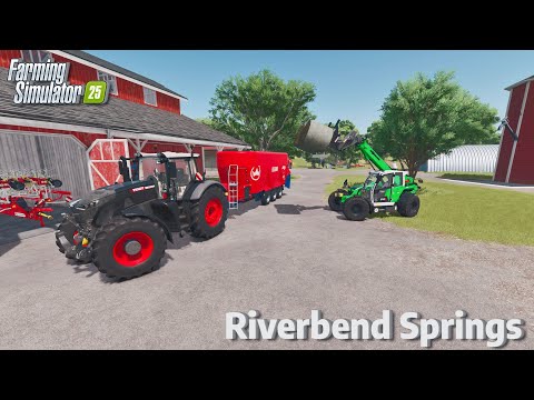 Видео: Рабочий день фермера в FS25 | Сбор урожая, тюкование и уход за животными | Покадровая съёмка