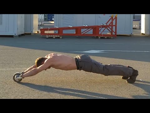 Видео: Гимнастический ролик. КАТАЮ ТОЛЬКО С НОГ!