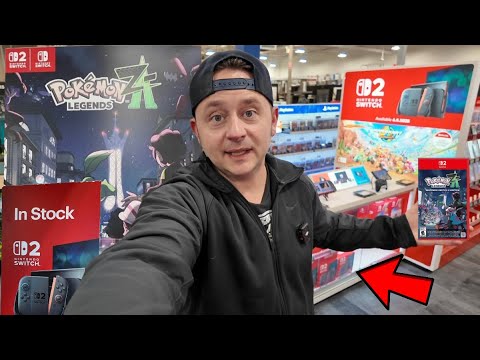 Видео: Запуск Pokémon Legends Z-A на Switch 2. У кого они есть + распродадут ли Switch 2?