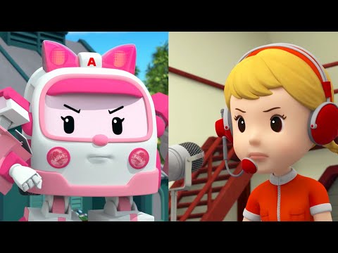 Видео: Мультфильм РОБОКАР ПОЛИ 🚨 Уроки Безопасности с Эмбер 🚑  Мегасборник ⚡️