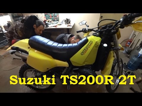Видео: Suzuki TS200R 2Т Пополнение и Первый Запуск  Японца