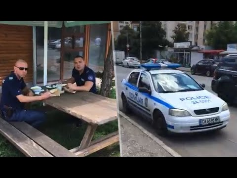 Видео: Младеж пипна полицаи в нарушение