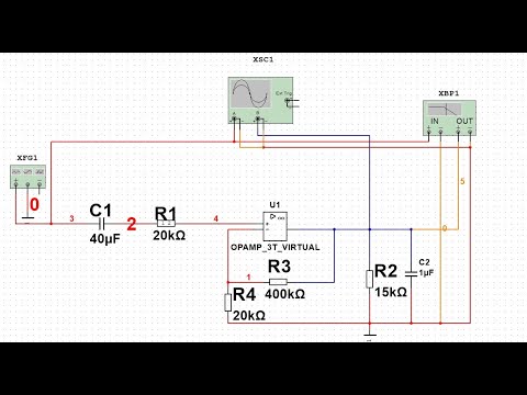 Видео: Неинвертирующий усилитель на ОУ