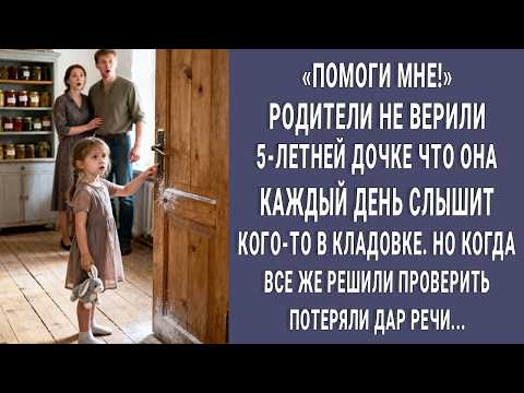 Видео: ПОМОГИ! родители не верили, что малышка каждый день слышала голос из кладовки. Открыв дверь онемели