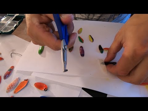 Видео: Как я оснащаю колеблющиеся блесны, фурнитурой с Aliexpress.