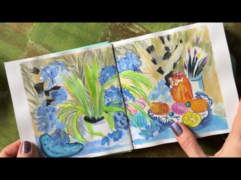 Видео: Новая листалка! Квадратный Greenwich line! #sketchbooktour
