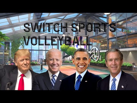 Видео: Президенты США играют в волейбол Switch Sports