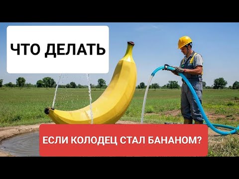 Видео: Колодец превратился в "банан" // делаем коррекцию по водоснабжению
