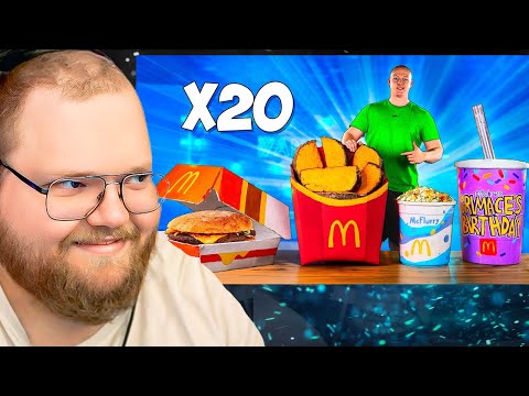Видео: УВЕЛИЧИЛИ МЕНЮ McDonald’s в 20 раз / Картофель По-Деревенски / Роял Чизбургер / РЕАКЦИЯ T2x2