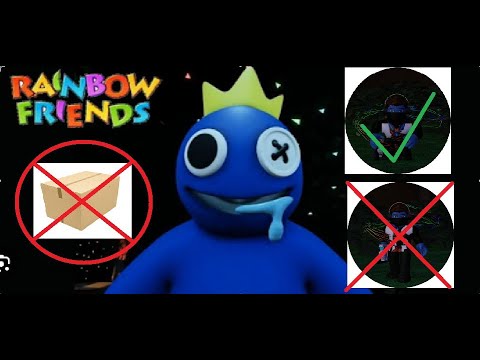 Видео: Челендж! Прохожу Rainbow Friends 1 только в приседе и не используя коробку