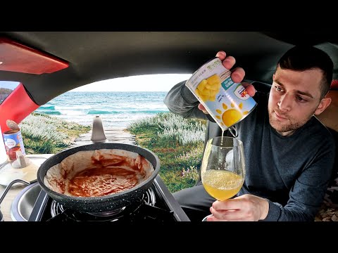 Видео: Мой первый опыт жизни в машине на пляже! (Жизнь в фургоне на восточном побережье в маленьком кемп...