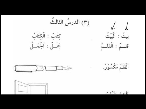 Видео: Араб тили 3-сабак أل жана أقسام الكلمة-создун турлору