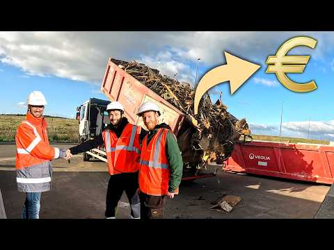 Видео: Мы продаем все железо, найденное под водой с помощью наших магнитов! Целое состояние?