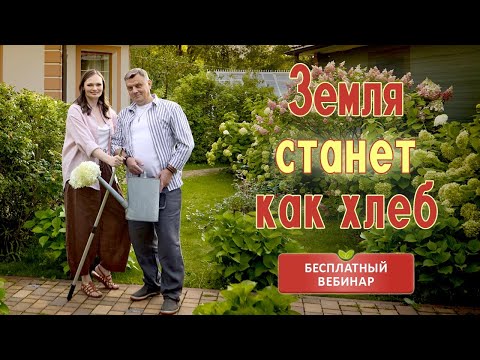 Видео: И у вас земля станет как ХЛЕБ! Как улучшить ЛЮБУЮ почву Бесплатный вебинар