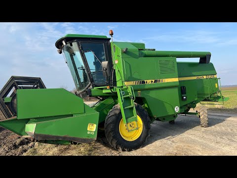 Видео: Оце Німець зберіг!! 1875м/г! John Deere 1157 Огляд жатка Шумахер