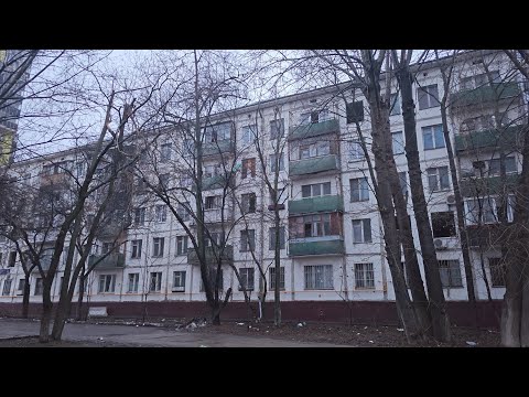 Видео: Выселенный пятиэтажный дом в Нагорном районе