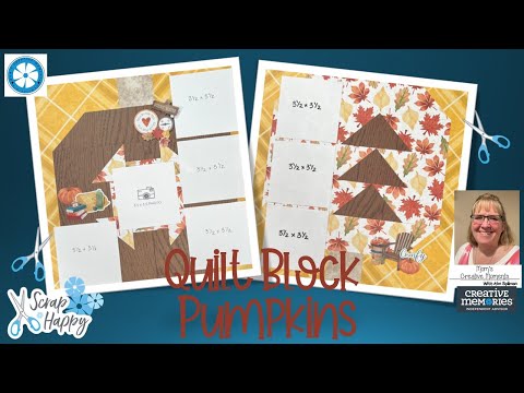 Видео: Блок лоскутного одеяла №3 — Тыквы