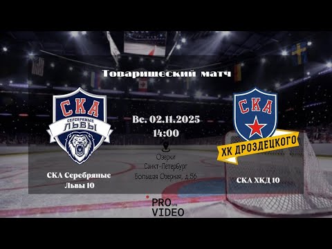 Видео: ХК "СКА Серебряные Львы" 10 - ХК "СКА ХКД" 10 | 02.11.2025