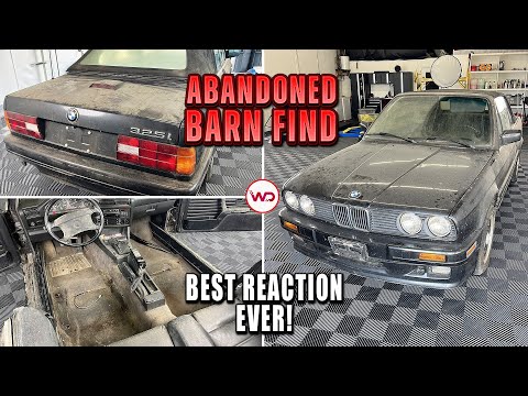 Видео: ЗАБРОШЕННЫЙ АМАР НАЙДИТЕ BMW E30! | Лучшая реакция владельца | Удовлетворительная детализация