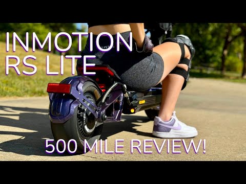 Видео: Обзор Inmotion RS Lite 500 Mile: смогу ли я разогнаться до 60 миль в час?! Преображение в фиолето...