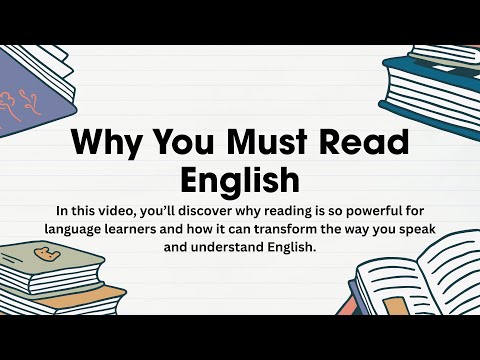 Видео: Почему вам нужно читать по-английски | Изучайте английский через истории || Оцененный читатель ||...