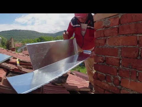 Видео: ЖИВОТ НА СЕЛО : Как се обшива комин с ламарина + Продължаваме със стаята / LINE D5